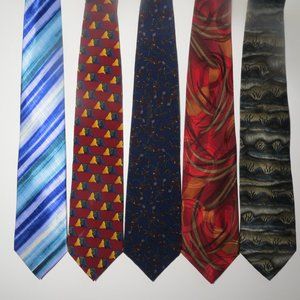 Lot of 76 Jerry Garcia Silk Neck Tie Grateful Dead